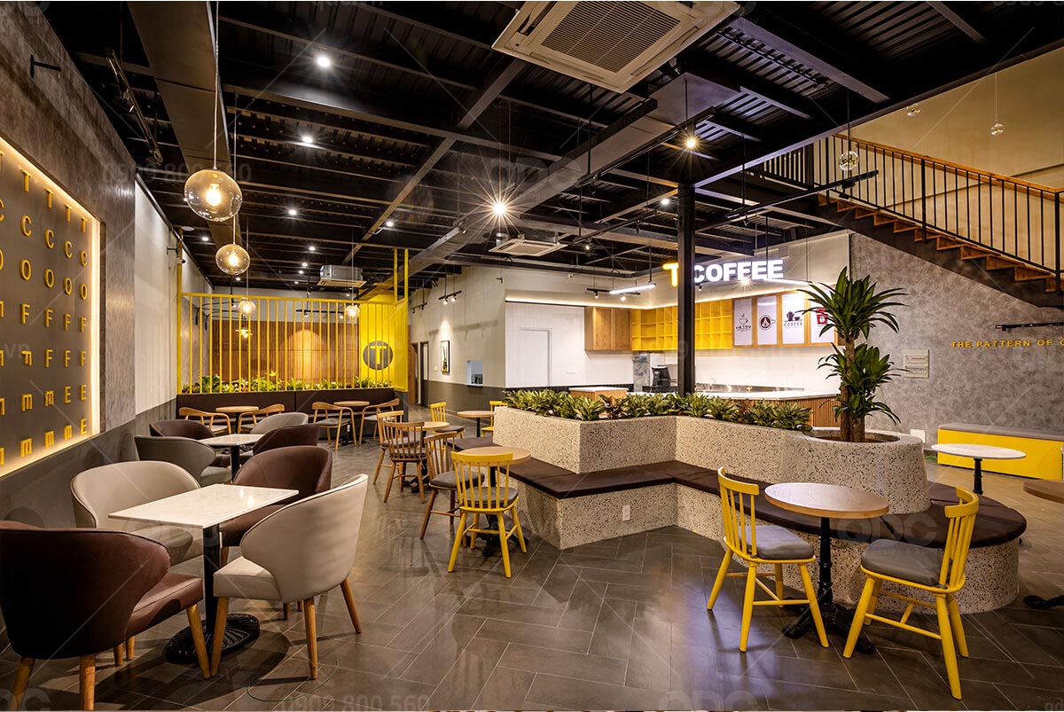 Thi công quán cafe 4