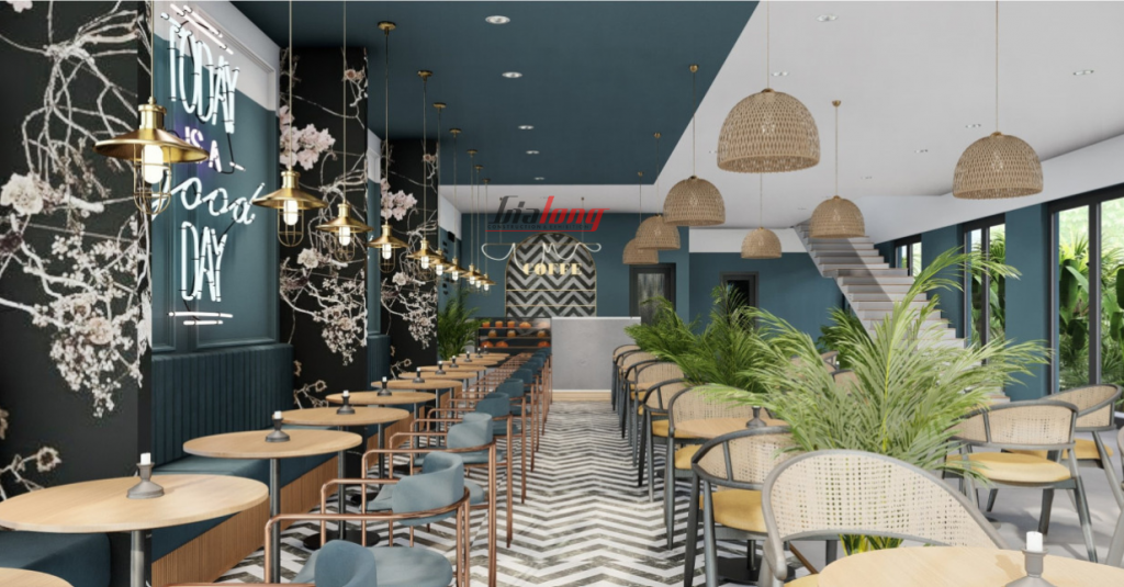 Thi công quán cafe 6