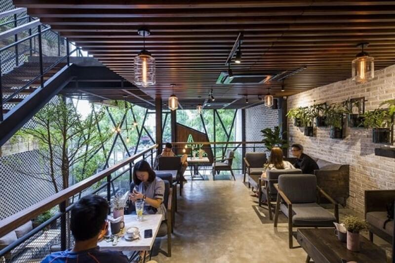 Thi công quán cafe 7