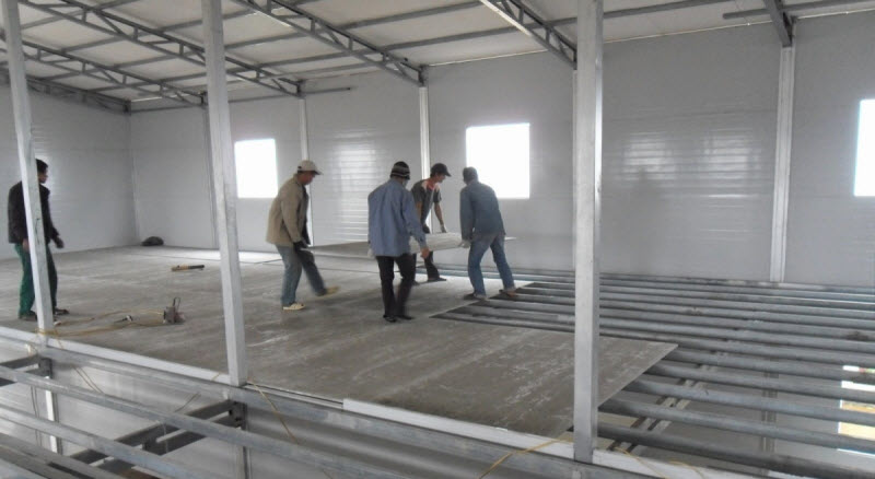 Sàn nhà bằng bê tông nhẹ 8