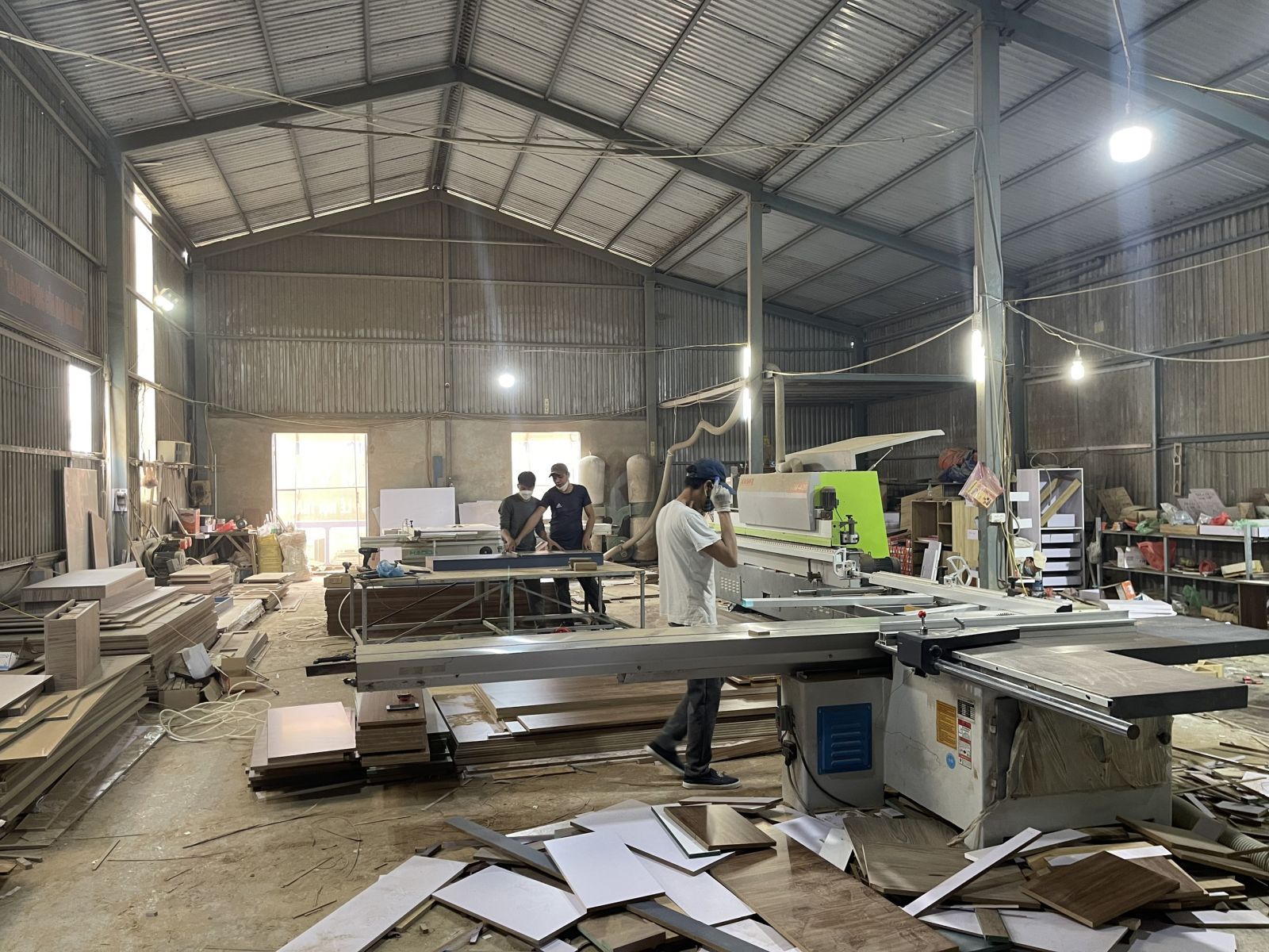 Thi công xưởng sản xuất 2